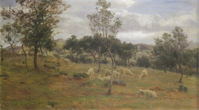 Paesaggio italiano con ulivi da Joakim Frederik Skovgaard